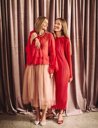 Saint Tropez Mazellesz Blouse Red XL