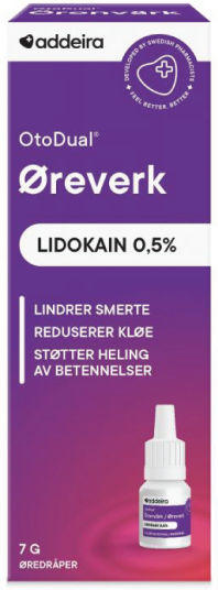 Addeira OtoDual Øreverk Øredråper 7 g