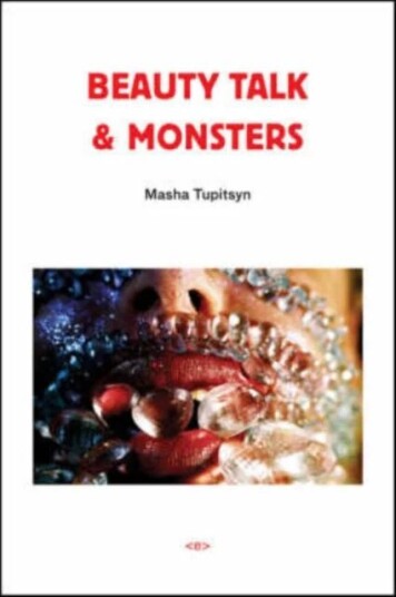 Beauty Talk & Monsters Av Masha Tupitsyn