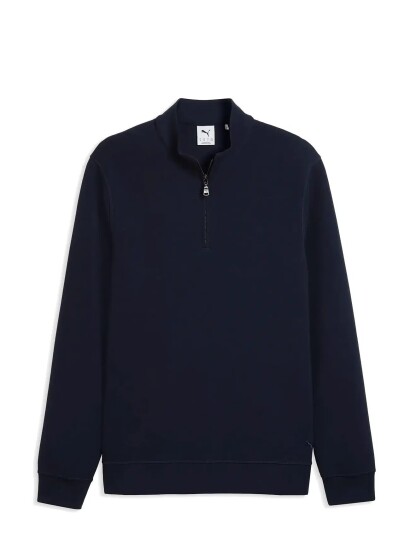 PUMA Golf Cloudspun Fleece 1/4 Zip   Navy   XXL