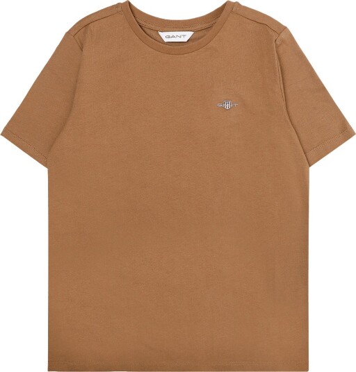 Gant Kids Shield Ss T Shirt ROASTED WALNUT 164 Gant Kids Shield Ss T Shirt ROASTED WALNUT 164