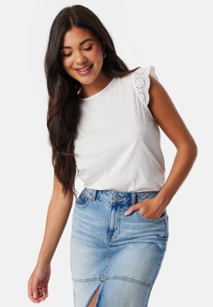 VERO MODA Vmemily SL gathering top Snow White S