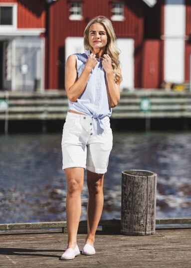 Seaside Acapulco Beach Shorts W White 34 Hverdagsshorts