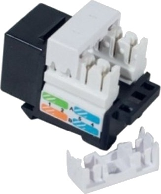 Tecline Rj 45 110 Blokk Svart Tecline Rj 45 110 Blokk Svart