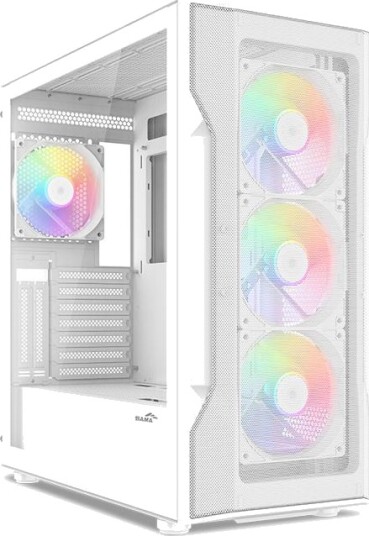Sama S40 Mid Tower Kabinett Hvit ATX Sama S40 Mid Tower Kabinett Hvit ATX