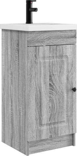 Badmøbel med vask Grå Sonoma 42 x 40 x 84,5 cm Konstruert tre Badmøbel med vask Grå Sonoma 42 x 40 x 84,5 cm Konstruert tre
