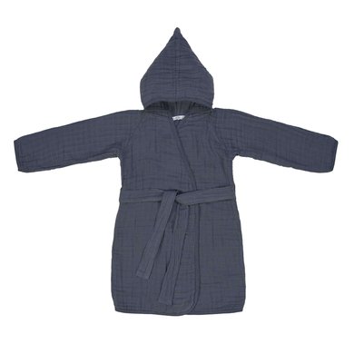 LÄSSIG Badekåpe muslin marine