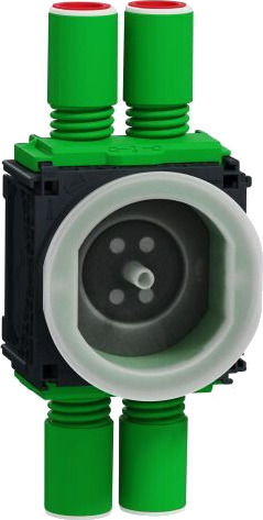 Schneider Electric IMT80257 Apparatboks 32 mm 4 stusser