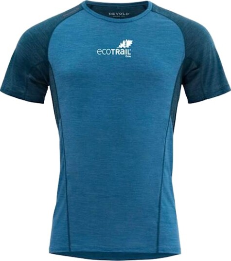 Devold Running T Shirt Ecotrail Herre Blue M
