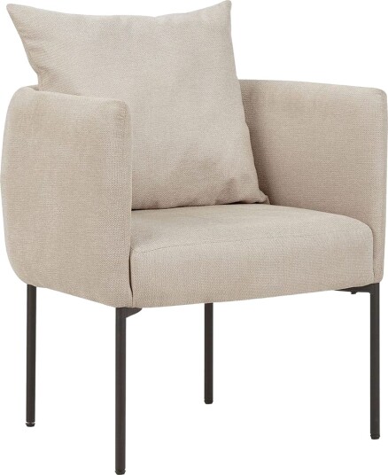 Lenestol Malmos Lys beige svart