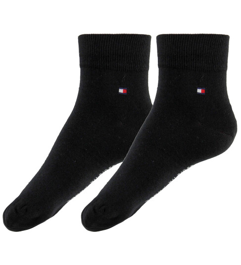 Tommy Hilfiger Sokker 2 pack Kvartal Svart 39/42 Sokker 39 42