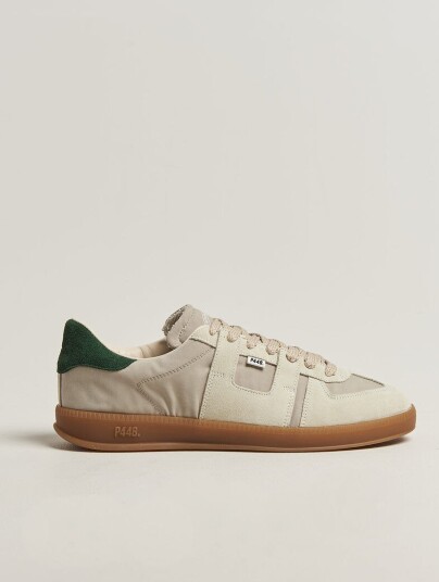 P448 Monza Suede Sneaker Beige/White