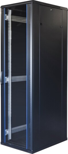 Systemg 19" Skap 42U 600X800 Glassdør I Metall 800Kg