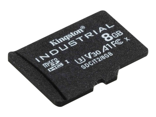 Kingston Industrial - Flashminnekort - 8 Gb - A1 / Video Class V30 / Uhs-I U3 / Class10 - Microsdhc Uhs-I