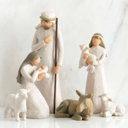 Willow Tree julekrybbe: Nativity