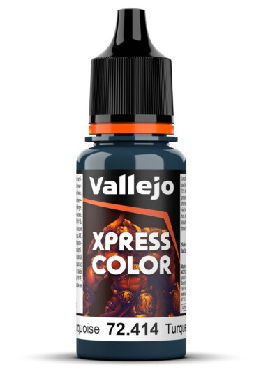 Vallejo 72.414 Turkis Acryl Maling Væske 18 Ml 1 Stykker