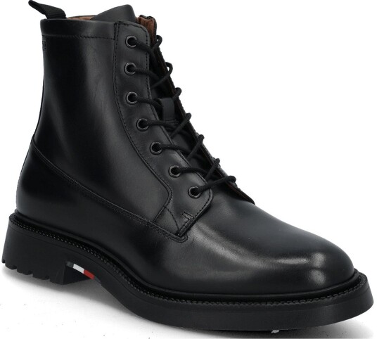 Tommy Hilfiger Corporate Casual Lth Boot BLACK 43