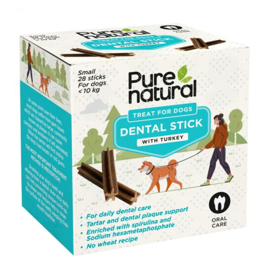 Purenatural Dental Sticks Kalkun 28 Stk S 