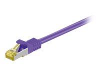 MicroConnect nettverkskabel - 2 m - purpur