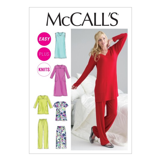 McCall's 6474 - Kjole, Topp & Bukse RR (18W-20W-22W-24W)