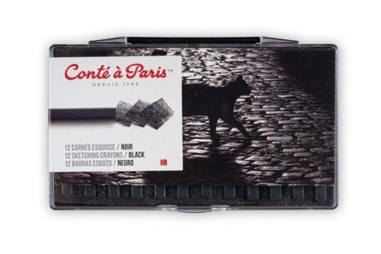 Conté à Paris Pastel Chalk HB svart