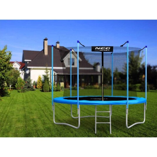 Hagetrampolin 10ft/312cm med innernett og stige Neo Sport Hagetrampolin 10ft/312cm med innernett og stige Neo Sport
