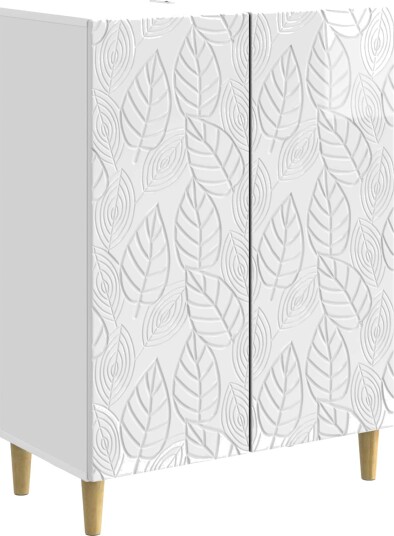 Serviesskap Høgglans hvit 66 x 34,5 x 90 cm Konstruert tre Serviesskap Høgglans hvit 66 x 34,5 x 90 cm Konstruert tre