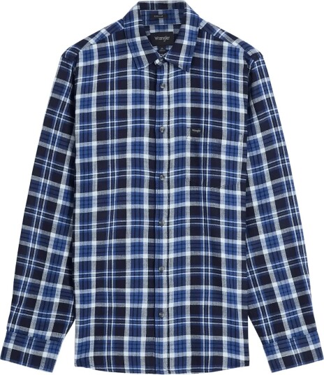 Wrangler 1 Pkt Shirt Blue XL Wrangler 1 Pkt Shirt Blue XL
