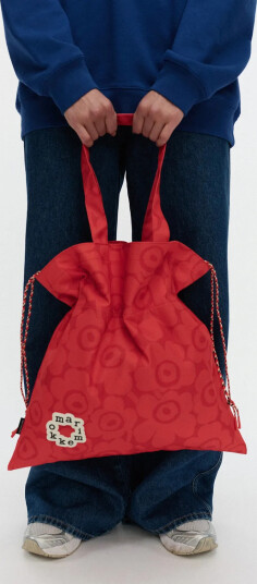 Marimekko Metka Mini Unikko   Red   ONE SIZE