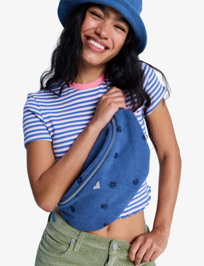 Roxy Feeling Emby Waistpack Blue ONE SIZE Roxy Feeling Emby Waistpack Blue ONE SIZE