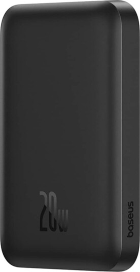 Baseus Mini Powerbank 6000 mAh Trådløs Lading 20W Sort Baseus Mini Powerbank 6000 mAh Trådløs Lading 20W Sort