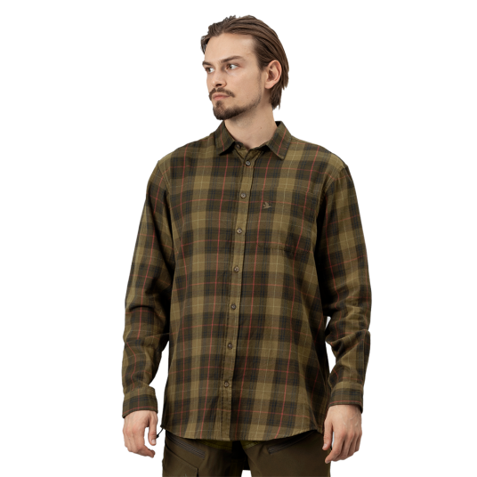 Seeland Elton skjorta Olive Mix Check M M