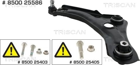 TRISCAN 8500 25586 Bærearm