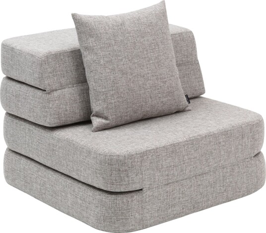by KlipKlap 3 Fold Sofa Single Multi Grey by KlipKlap 3 Fold Sofa Single Multi Grey