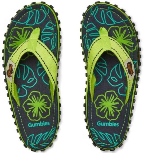 Gumbies Islander Lime Hibiscus Unisex 42 Gumbies Islander Lime Hibiscus Unisex 42