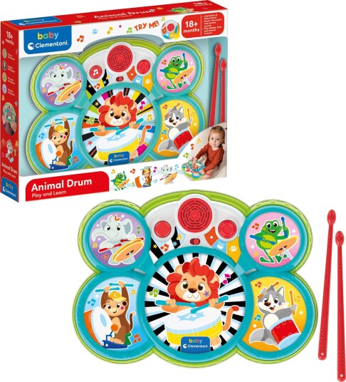Clementoni Clementoni Lekeinstrument Tromme Clementoni Clementoni Lekeinstrument Tromme