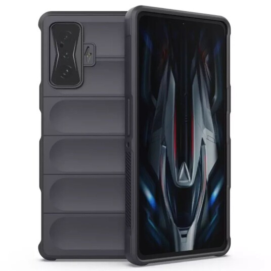 INCOVER Xiaomi Poco F4 GT Fleksibelt Plastdeksel - Mørk Grå