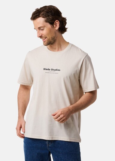 Slade Slade Original Tee Lt Khaki S T-Shirts