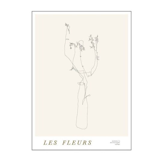 Poster & Frame Mie & Him poster 30x40 cm les fleurs 02