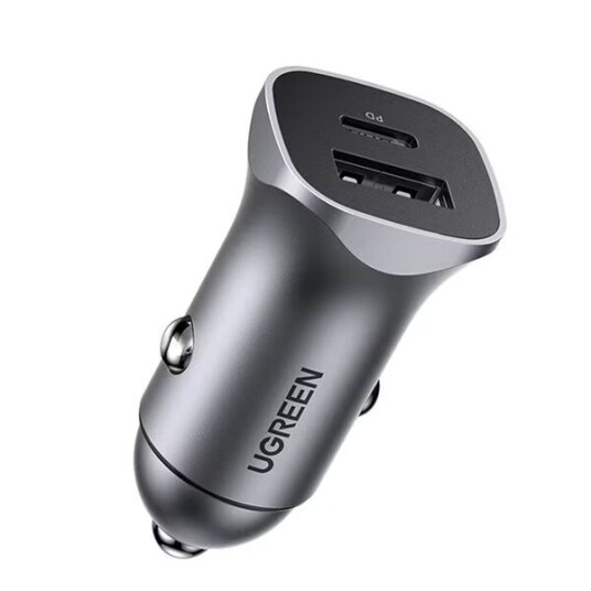 Ugreen 30W USB-C Billader med Hurtiglading - Grå