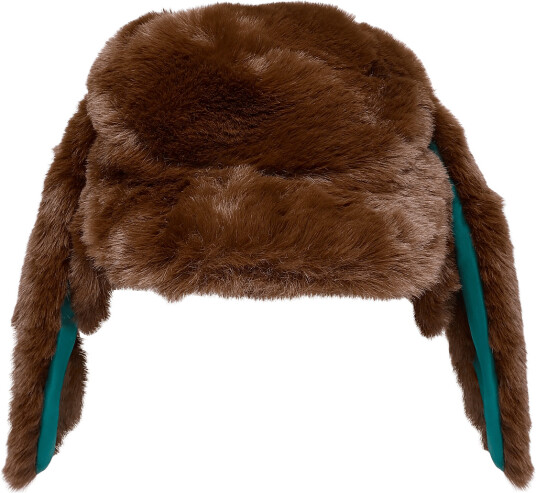 Mini Rodini Rabbit Ear Faux Fur Cap Brown 52/54 Mini Rodini Rabbit Ear Faux Fur Cap Brown 52/54