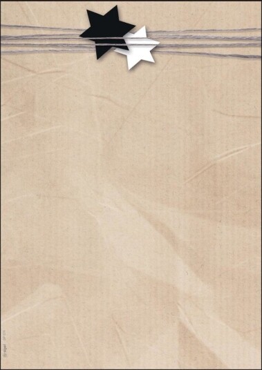 Sigel Christmas Motif Papers, Gavepapir, Beige, Monokromatisk, Papir, Julaften, Julaften
