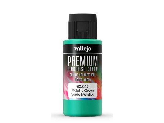 Vallejo 62.047, 60 Ml, Grønn, Metallisk, Flaske