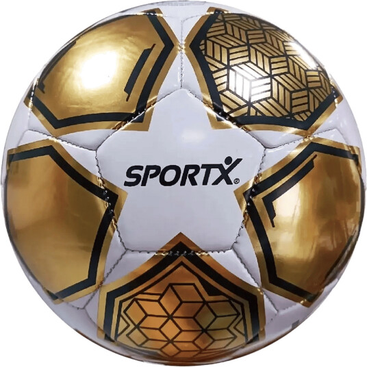 SportX Tft - Fodbold Gold/White Star Metallic Str. 5 - Gold - ONE SIZE SportX Tft - Fodbold Gold/White Star Metallic Str. 5 - Gold - ONE SIZE