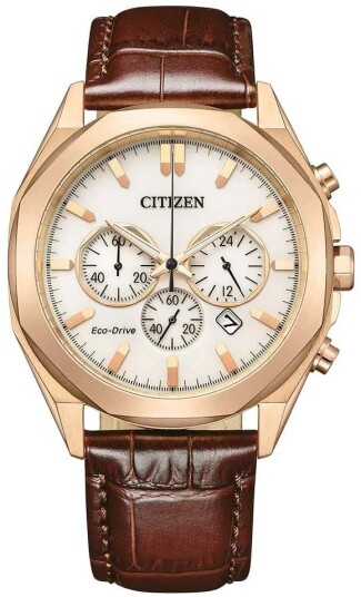 Citizen Herreklokke CA4593 15A Eco Drive Hvit/Lær Ø41 mm Citizen Herreklokke CA4593 15A Eco Drive Hvit/Lær Ø41 mm