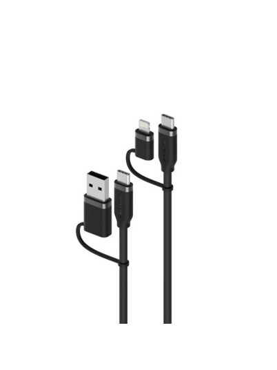 ALOGIC 4-in-1 Silicone Cable 1.5m ELSI4IN1U2BK1.5