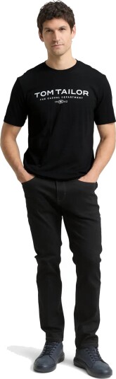 Tom Tailor T Shirt With Print Black M