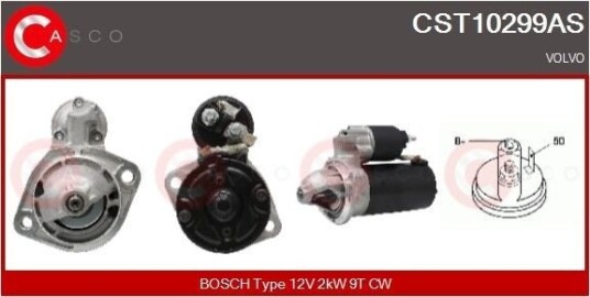 CASCO CST10299AS Starter CASCO CST10299AS Starter