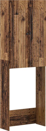 vidaXL Toalett skap ALKMAAR Gammelt tre 66 x 25,5 x 190 cm