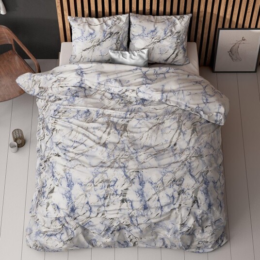 Indusia Design Sengesett Ocean Blue 140x200/220 / Micropercal